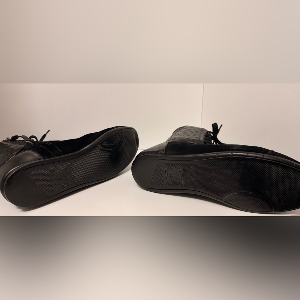 Authentic Louis Vuitton Beverly Hills Sneaker Boot Black Empreinte Size 40 - Picture 11 of 16